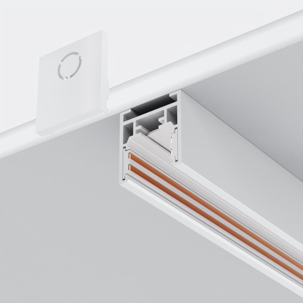 Заглушки для накладного низкопрофильного шинопровода Exility 2шт.