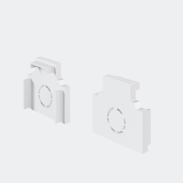 Заглушки для встраиваемого низкопрофильного шинопровода Exility 2шт.