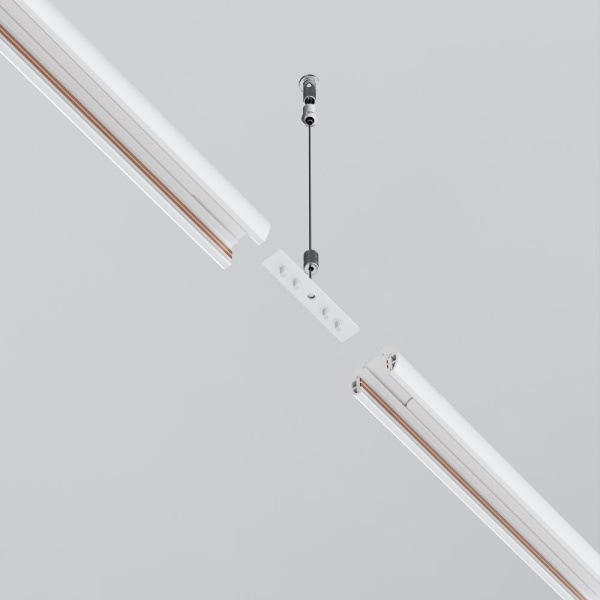 Коннектор прямой для низкопрофильного шинопровода Exility