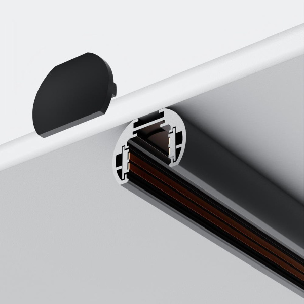 Заглушки для круглого низкопрофильного шинопровода Exility 2шт.