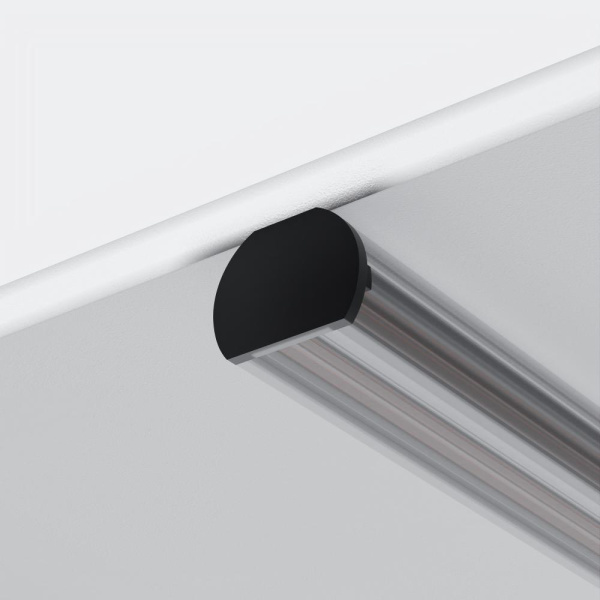 Заглушки для круглого низкопрофильного шинопровода Exility 2шт.