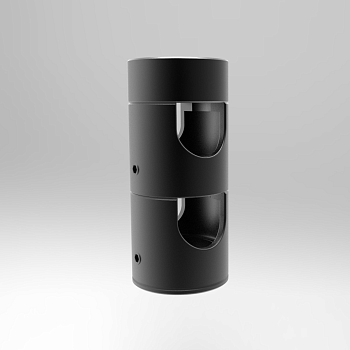 Крепление MOONLIGHT-CYL-D18-DUO-BLACK (Arlight, Металл)