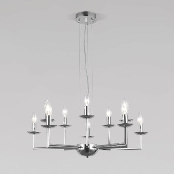 Подвесная люстра в классическом стиле 60150/10 хром
