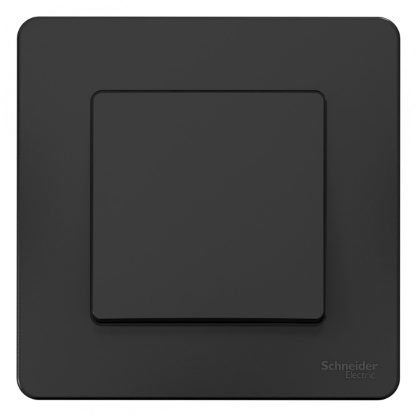 BLANCA С/У 1-клавишный ВЫКЛЮЧАТЕЛЬ (сх.1), 10А, 250В, АНТРАЦИТ