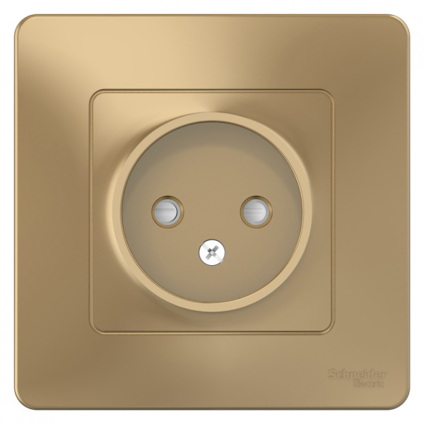 BLANCA С/У РОЗЕТКА без заземления со шторками, 16А, 250В, ТИТАН