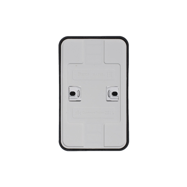 BLANCA О/У РОЗЕТКА двойная с заземл. со шторк. ИЗОЛ.ПЛ.,16А,250В,АНТРАЦИТ