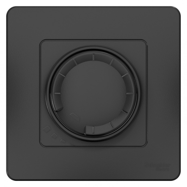 BLANCA С/У СВЕТОРЕГУЛЯТОР (диммер) поворотно-нажим. универсальный 400ВТ,АНТРАЦИТ