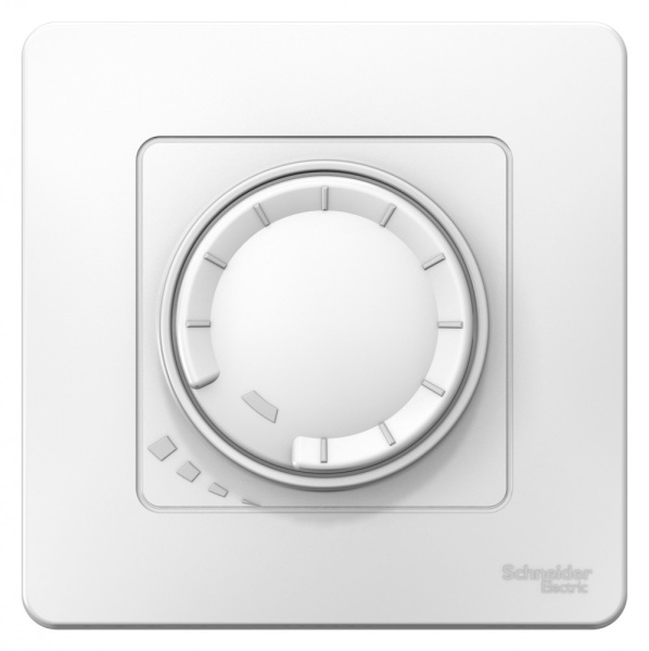 BLANCA С/У СВЕТОРЕГУЛЯТОР (диммер) поворотно-нажим. универсальный, 400ВТ, БЕЛЫЙ