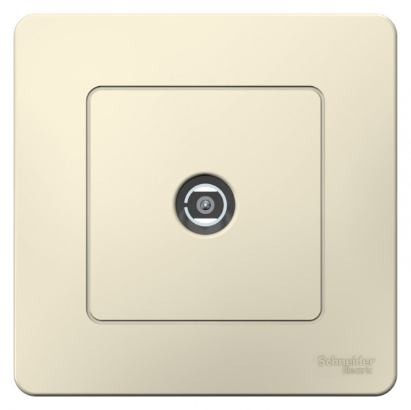 BLANCA С/У КОННЕКТОР ТВ, МОЛОЧНЫЙ