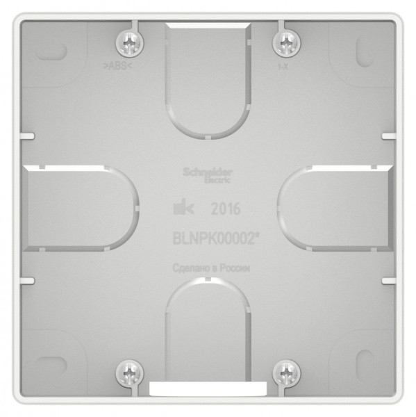 BLANCA С/У КОРОБКА ПОДЪЕМНАЯ ДЛЯ СИЛОВЫХ РОЗЕТОК, БЕЛЫЙ