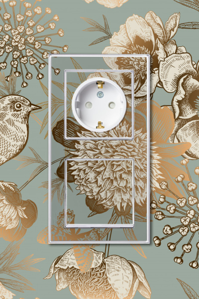 ATLASDESIGN ART 1-клавишный ВЫКЛЮЧАТЕЛЬ, сх.1, 10АХ, механизм, БЕЛЫЙ