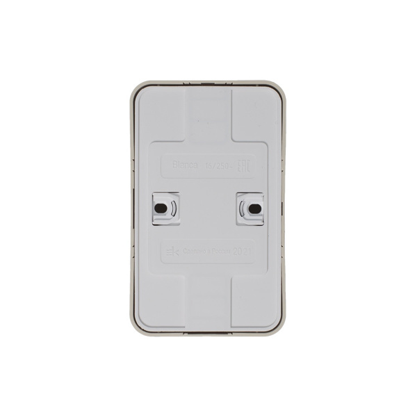 BLANCA О/У РОЗЕТКА двойная с заземл. со шт. ИЗОЛ.ПЛ.,16А, 250В, БЕЖЕВЫЙ