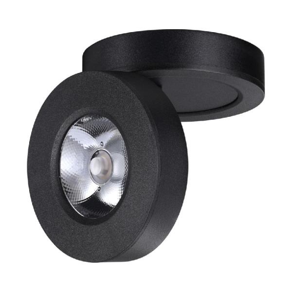 359412 OVER NT24 000 черный Светильник накладной/встраиваемый IP20 LED 5W 220V 4000K 240Лм GRODA