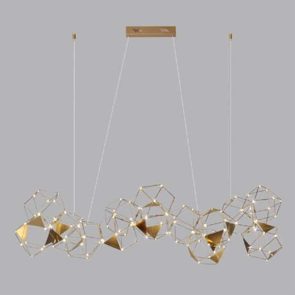 5086/64L L-VISION ODL25 503 античная бронза/металл Люстра LED 64W 4000K 3800Лм TRELLIS