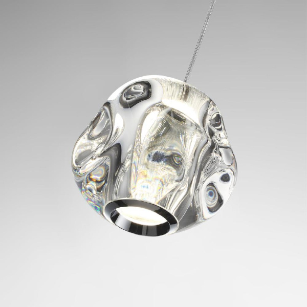 5084/5L L-VISION ODL25 553 хром/прозрачный/металл/акрил Подвес LED 5W 4000K 250Лм JEMSTONE