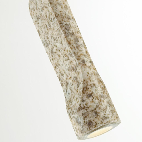 7010/1A L-VISION ODL25 235 Подвесной светильник серый/камень IP20 LED 1*5W 3000K 220V PIETRA