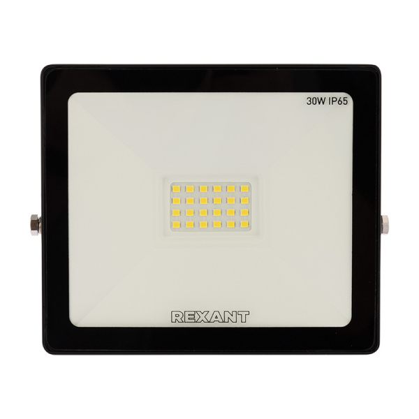 Прожектор светодиодный СДО 30Вт 2400Лм 6500К холодный свет, черный корпус REXANT