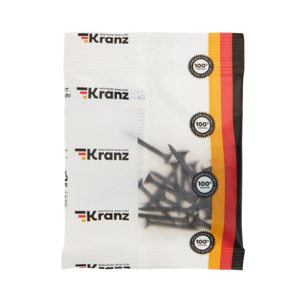 Саморез гипсокартон-металл 3,5х32мм, пакет (25 шт/уп) KRANZ 