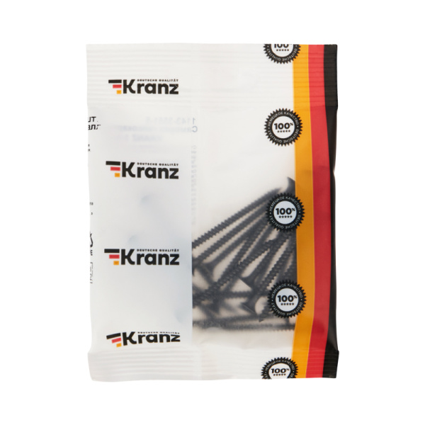 Саморез гипсокартон-металл 3,5х51мм, пакет (20 шт/уп) KRANZ 