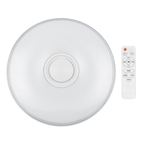 Светильник настенно-потолочный REXANT Fobos Melody 2700-6500 K RGB Bluetooth Sound с пультом и APP LED