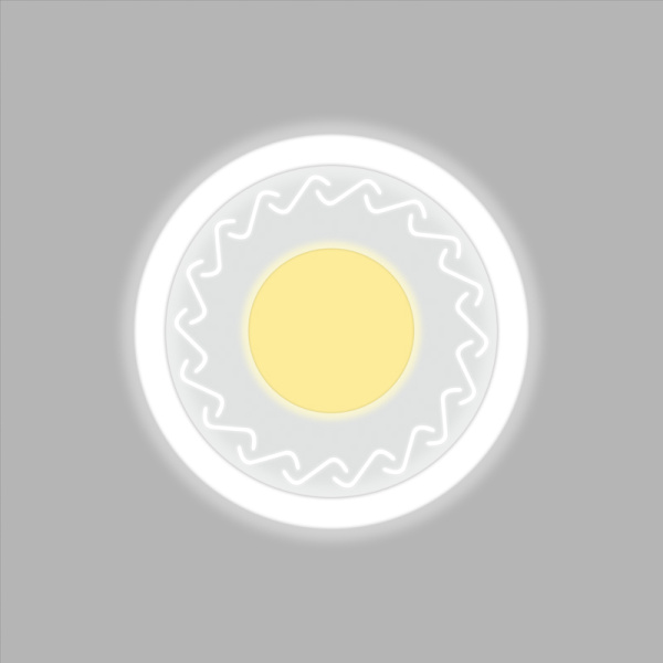 Светильник светодиодный встраиваемый REXANT Aurora&Sunset Wave с изменяемой цветовой температурой и регулируемой мощностью 4х2W 2700-6500 К LED