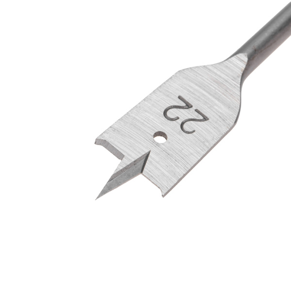 Набор сверл перовых по дереву 9 предметов: 14-16-18-20-22-25-30х152 мм, удлинитель, ключ угловой Kranz