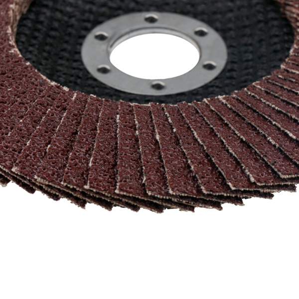 Круг лепестковый торцевой P80, 125х22,2 мм KRANZ