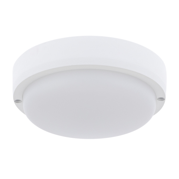 Светильник ЖКХ LED пылевлагозащищенный круг IP65 12Вт 1000Лм 6500K с микроволновым датчиком движения REXANT