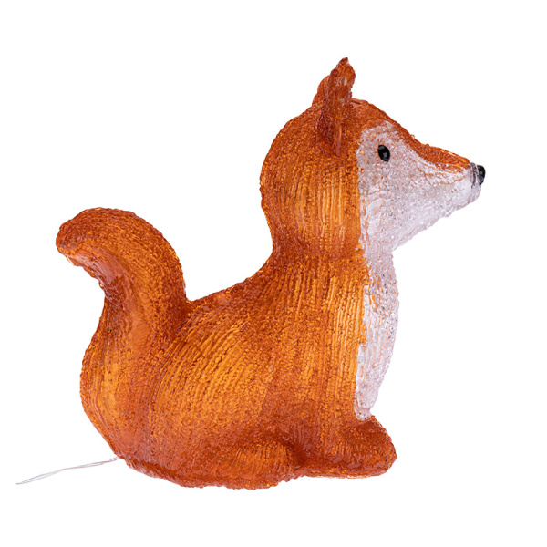 Акриловая светодиодная фигура Лисенок 28х15х26 см, батарейки 2хAA (не входят в комплект), 30 светодиодов NEON-NIGHT