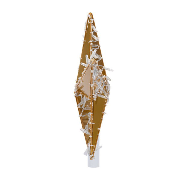 Светодиодная фигура Звезда 50 см, 80 светодиодов, с трубой и подвесом, цвет свечения теплый белый NEON-NIGHT