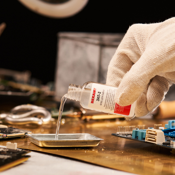 Флюс для пайки, ЗИЛ-2, 30мл, флакон REXANT