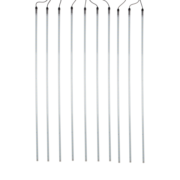 Гирлянда Тающие сосульки 24 В, комплект 10 шт. х 100 см, шаг 100 см, 960 LED, белый, соединяются, NEON-NIGHT