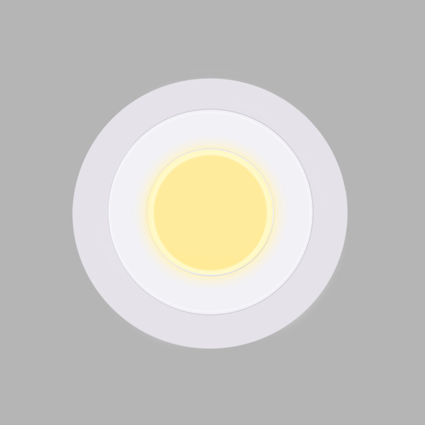 Светильник светодиодный накладной REXANT AuroraSunset Wave с изменяемой цветовой температурой и регулируемой мощностью 4W+4W, 2700-6500 К LED