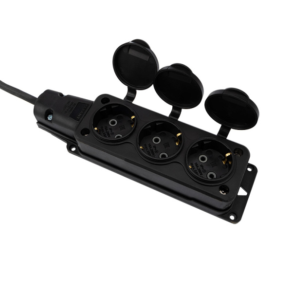 Удлинитель-шнур REXANT КГ 3х1.5, 10 м, 3 гнезда, морозостойкий, с/з, 16 А, 3500 Вт, IP44 (Сделано в России)