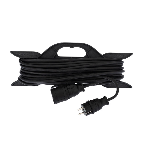 Удлинитель-шнур на рамке REXANT КГ 3х1.5, 20 м, морозостойкий, с/з, 16 А, 3500 Вт, IP44 (Сделано в России)