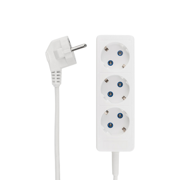 Удлинитель PROconnect 3 гнезда, 5 м, 3х0.75 мм², с/з, белый