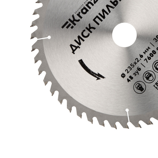 Диск пильный 235 мм х 48 зуб х 30 мм KRANZ