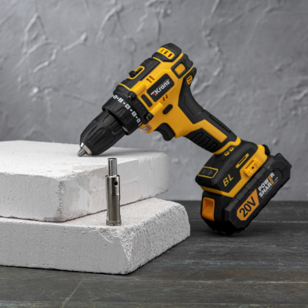 Коронка алмазная 16мм по керамограниту с центровочным сверлом KRANZ