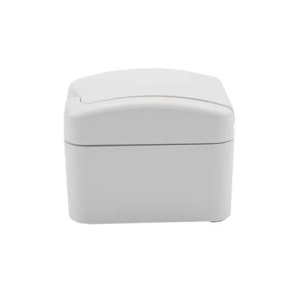 Розетка одноместная (керамика) Mini OG IP54, с заземлением, о/у, белая KRANZ