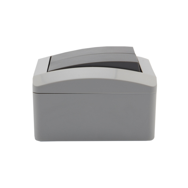 Выключатель двухклавишный INDUSTRIAL IP54, о/у, серый KRANZ