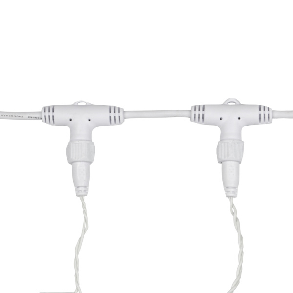 Гирлянда светодиодная Занавес 2х6м 768 LED ТЕПЛЫЙ БЕЛЫЙ белый ПВХ IP65 эффект мерцания 230В соединяется NEON-NIGHT шнур в комплекте