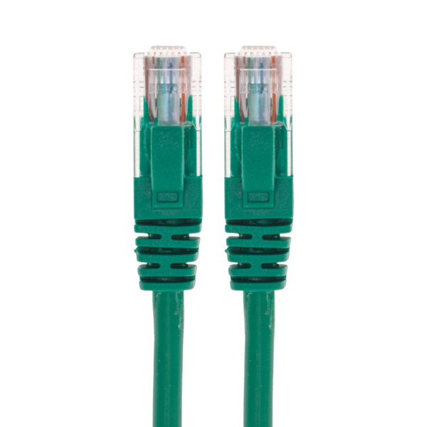 Патч-корд U/UTP, CAT 5e, RJ45-RJ45, 26AWG, LSZH, зеленый, 5м REXANT