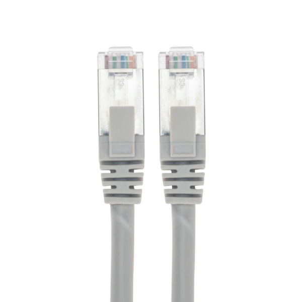 Патч-корд F/UTP, CAT 6, RJ45-RJ45, 26AWG, LSZH, серый, 1,5м REXANT
