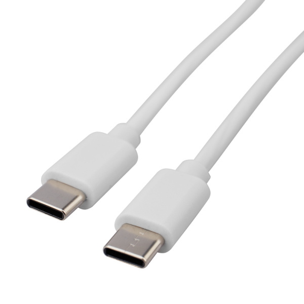 Кабель Type-C - Type-C, 3А, 45Вт, 1м, ПВХ, белый, Power Delivery REXANT