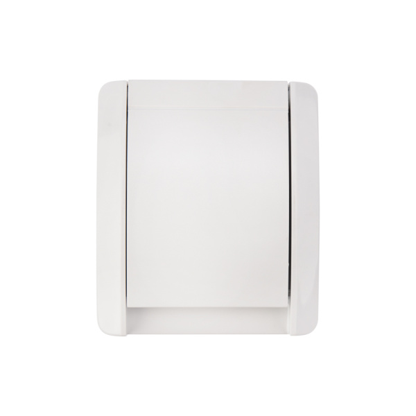 Розетка одноместная INDUSTRIAL IP54 с заземлением, о/у, белая KRANZ