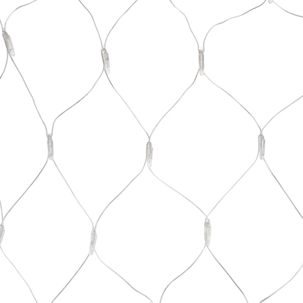 Гирлянда Сеть 2х2х1.5 м, свечение с динамикой, прозрачный ПВХ, 136 LED, 230 В, цвет свечения мультиколор (контроллер в комлекте)