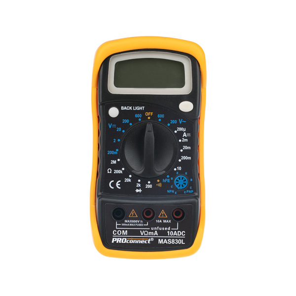 Портативный мультиметр MAS830L (DT850L) PROconnect