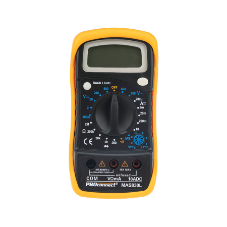 Портативный мультиметр MAS830L (DT850L) PROconnect