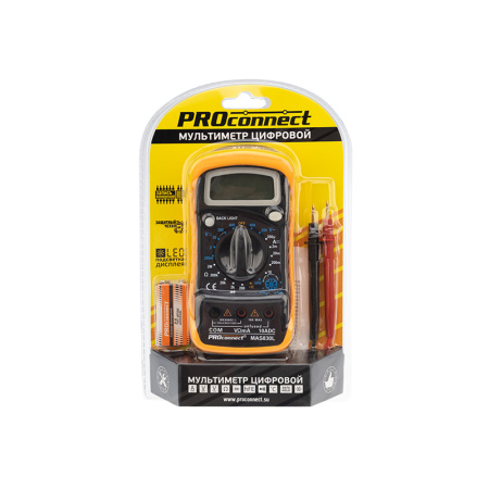 Портативный мультиметр MAS830L (DT850L) PROconnect