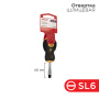 Отвертка шлицевая SL6х40мм, двухкомпонентная рукоятка REXANT
